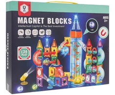 Ramiz Šviečiančių magnetinių kaladėlių rinkinys