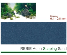 Rebie AQUA-SCAPING smėlis mėlynas 0,4-0,8 mm 5kg