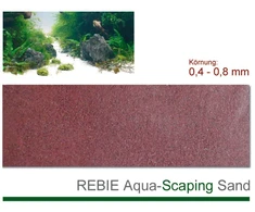 Rebie AQUA-SCAPING smėlis raudonas 0,4-0,8 mm 5kg