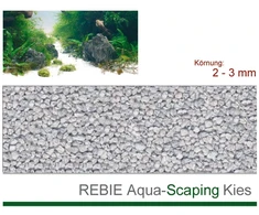 Rebie Baltas akvariumo žvyras 2-3 mm 5kg