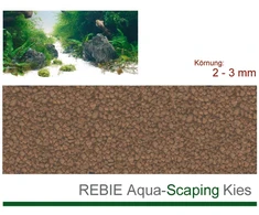 Rebie Vario rudos spalvos akvariumo žvyras 2-3 mm 5kg