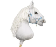 Super Hobby Horse Reguliuojamas kantaras hobi arkliukui, šviesiai mėlynas