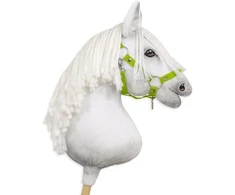 Super Hobby Horse Reguliuojamas kantaras hobi arkliukui A3 – laimo spalvos