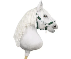 Super Hobby Horse Reguliuojamas kantaras hobi arkliukui A3, butelių žalios spalvos