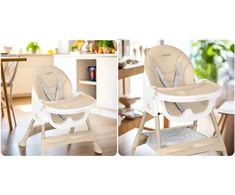 Ricokids Mani smėlio spalvos maitinimo kėdutė