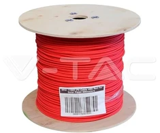 Saulės kabelis V-TAC 4mm2 raudonas 500m