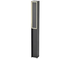 24W LED pastatomas lauko šviestuvas, juodas, 3000K, IP54, 80cm