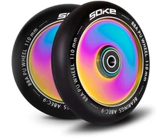 Soke Pilni 110 mm „Rainbow“ ratukai paspirtukui, 2 vnt.