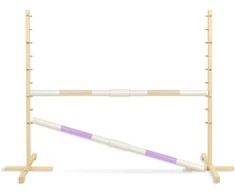 Šuolių kliūtis Hobby Horse smėlio ir šviesiai violetinė 160×120 cm