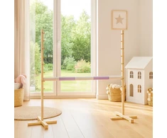 Šuolių kliūtis vaikiška su violetine kartimi 120 cm