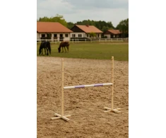 Šuolių kliūtis vaikiška su violetine kartimi 120 cm