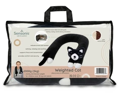 Svertinis pliušinis katinas Sensonis juodas 2kg