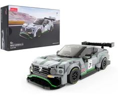 Techniniai konstruktoriaus blokeliai 1:29 Bentley Continental GT3 pilki