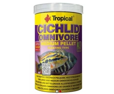 Tropical Cichlid Omnivore Medium Granulės 500ml