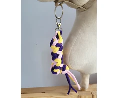 Super Hobby Horse Pavadėlis hobi arkliukui, rožinis/violetinis/geltonas
