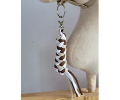 Super Hobby Horse Pavadėlis hobi arkliukui, dvigubas, šviesiai smėlio/rudas/baltas