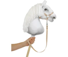 Super Hobby Horse Pavadėlis hobi arkliukui, smėlio spalvos diržas