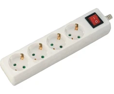 Ilgintuvas 4-vietis V-TAC, su jungikliu, 3G1.5MM2 X 5M