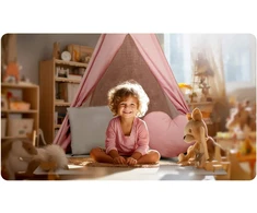 Palapinė tipi vaikams NK-406 Nukido - rožinė