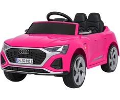 Vaikiškas Audi SQ8 elektrinis visureigis rožinis