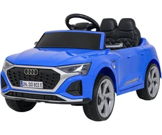 Vaikiškas Audi SQ8 mėlynas elektromobilis 12V