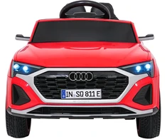 Vaikiškas elektrinis Audi SQ8 raudonas SUV automobilis