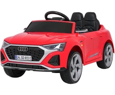 Vaikiškas elektrinis Audi SQ8 raudonas SUV automobilis
