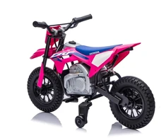 Vaikiškas elektrinis motociklas Honda CFR450R, reguliuojama greitis, nuo 3 metų, juodas