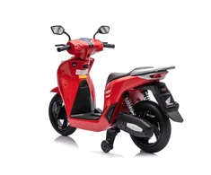 Vaikiškas elektrinis motoroleris Honda SH125i su LED šviesomis ir Bluetooth, nuo 3 metų, juodas