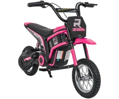Vaikiškas elektrinis motoroleris su 350W varikliu, 3 greičiai, LED žibintai, nuo 3 metų