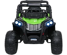 Vaikiškas elektrinis visureigis UTV su 2x200W varikliais, 3 greičiai, LED šviesos, 3-8 m