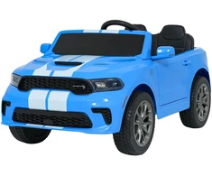 Vaikiškas elektromobilis Dodge Durango mėlynas
