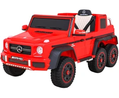 Ramiz Elektrinė mašina vaikams Mercedes G63 6x6 AMG Raudona