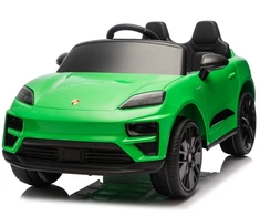 Vaikiškas elektromobilis Porsche Macan žalias