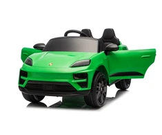 Vaikiškas elektromobilis Porsche Macan žalias