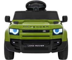 Vaikiškas Land Rover Defender žalias elektromobilis