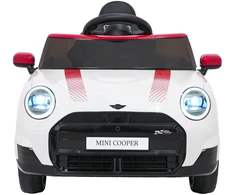 Vaikiškas Mini Cooper elektromobilis su 2x35W varikliais, 3 greičiai, saugos mygtukas, nuo 3 metų