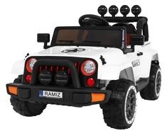 Vaikiškas nuotoliniu valdymu valdomas visureigis 4WD su LED šviesomis, nuo 3 metų