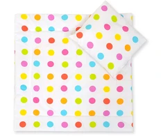 Patalynės komplektas kūdikių vežimėliui Bright Dots – jaukumui ir saldžiam miegui mažyliui.