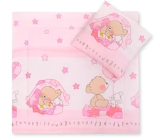Bobono Patalynės komplektas kūdikiui Teddy Bear Pram – jaukumui ir saldiems sapnams.