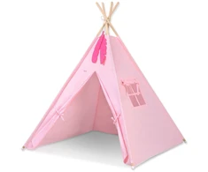 Vaikų teepee palapinė Bobono rožinė