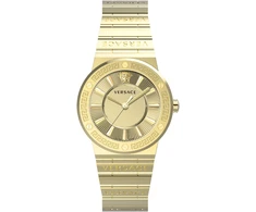 Versace moteriškas laikrodis su auksiniu korpusu 41 mm