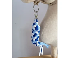 Super Hobby Horse Pavadėlis hobi arkliukui dvigubas – mėlynas/baltas