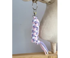 Super Hobby Horse Pavadėlis hobi arkliukui, rožinis/violetinis/baltas