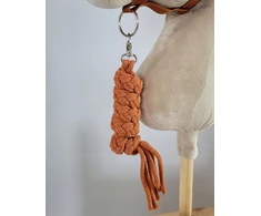 Super Hobby Horse Pavadėlis hobi arkliukui, dviguba virvė, rusvas
