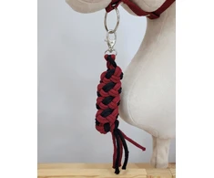 Super Hobby Horse Pavadėlis hobi arkliukui, juodas-burgundiškas