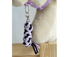 Super Hobby Horse Pavadėlis hobi arkliukui, juodas-violetinis