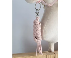 Super Hobby Horse Pavadėlis hobi arkliukui, rožinis dvigubas virvutės