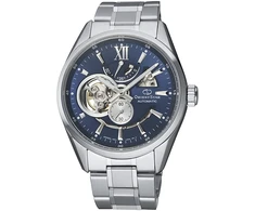 Vyriškas Orient Star Skeleton automatinis laikrodis mėlynu ciferblatu RE-AV0003L00B
