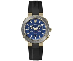 Vyriškas Versace V-Extreme Pro VECN00119 laikrodis su dualtimer funkcija, 46 mm